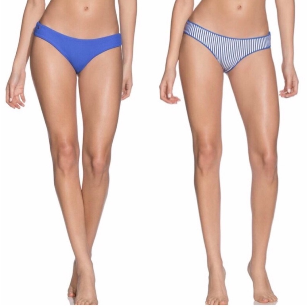 Maaji Underwater Azure Reversible Bikini Bottoms